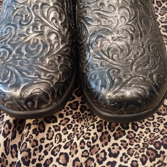 2459 Size 9 Alegria Dwette Cultivate Grey and Black Shoes - Picture 3 of 9